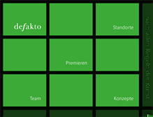 Tablet Screenshot of defakto.org